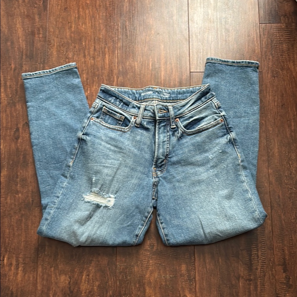 Old Navy Blue Straight Leg Jeans